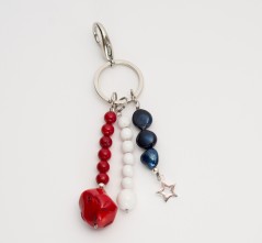 RWB Key Chain/Purse Charm