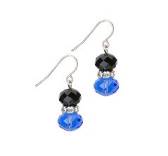 BLM Jewelry Crystal Drop Earrings